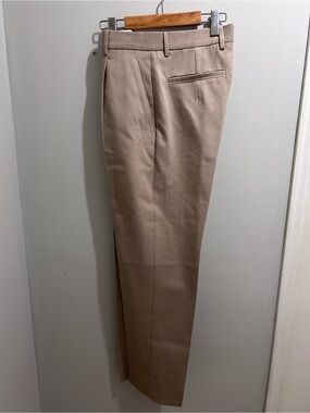 Ermenegildo Zegna Taupe Cotton Wool Trousers - Men’s Size 46 - Made in Italy